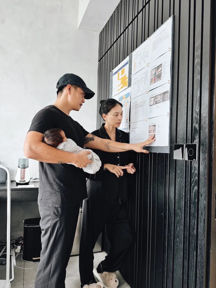 Huy Trần tỉ mỉ diệt khuẩn bằng 3 cách, mẹ bỉm khen Ngô Thanh Vân và con gái đúng số hưởng- Ảnh 3.