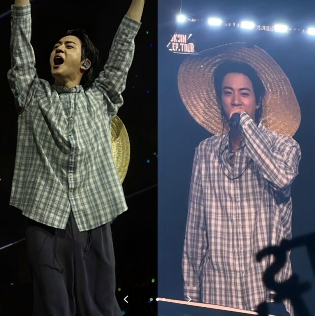 "Mỹ nhân đẹp nhất BLACKPINK" bị nam thần BTS cố tình tung hint hẹn hò lộ liễu ngay tại Mỹ? jin 640x642 17531531652261373406161 1753157985196 17531579854291947935183