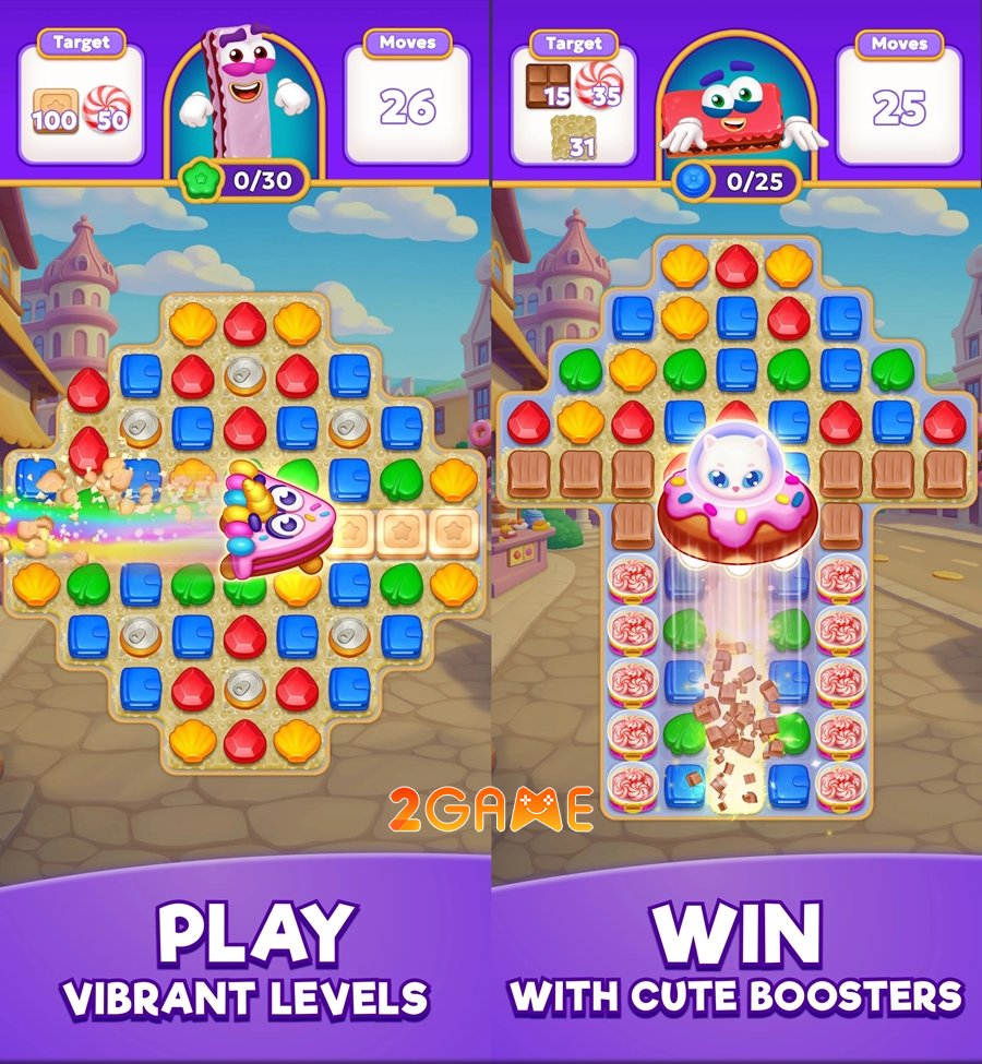 Jolly Match – Game giải đố match-3 nơi bạn xây dựng lại các biểu tượng đã mất jolly match launch 1