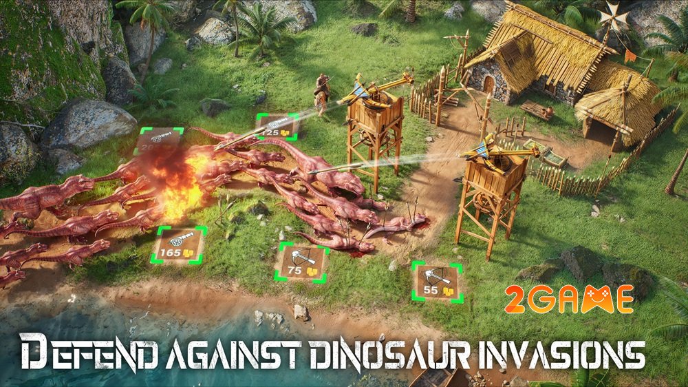 Khám phá đảo Khủng Long trong hành trình sinh tồn của Jurassic War Survival jurassicwarsurvival 1