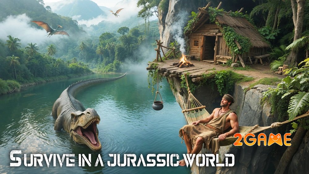 Khám phá đảo Khủng Long trong hành trình sinh tồn của Jurassic War Survival jurassicwarsurvival 4