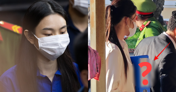 Hoa khôi Thuý Vi mang đến phiên toà xét xử Thuỳ Tiên 1 chiếc hộp, bên trên có dòng chữ cay đắng k111 1763517752334505367527 0 0 251 480 crop 17635177615271933683886png