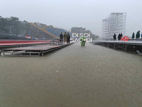 NÓNG: Sân khấu Chung kết Hoa hậu Việt Nam 2024 tại Huế bị tháo dỡ, cảnh tượng hiện tại gây hoang mang- Ảnh 6. NÓNG: Sân khấu Chung kết Hoa hậu Việt Nam 2024 tại Huế bị tháo dỡ, cảnh tượng hiện tại gây hoang mang- Ảnh 6.