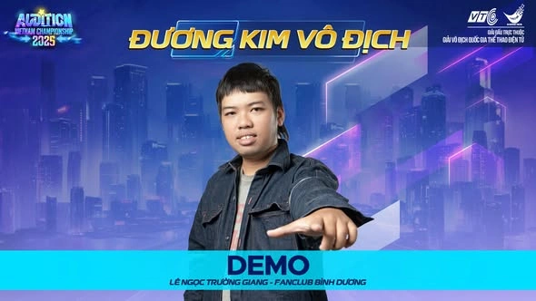 Vô địch Audition Vietnam Championship 2025 - Demo cầm vé vàng tới SEA Games 33 k4grov2