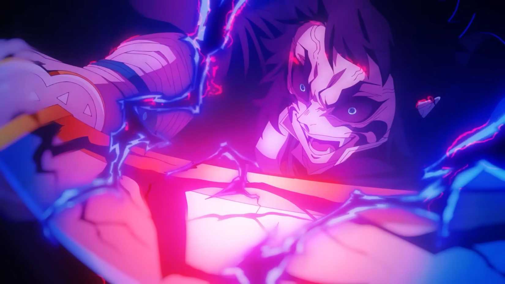 Kaigaku using Thunder Breathing even though he's a demon - Demon Slayer