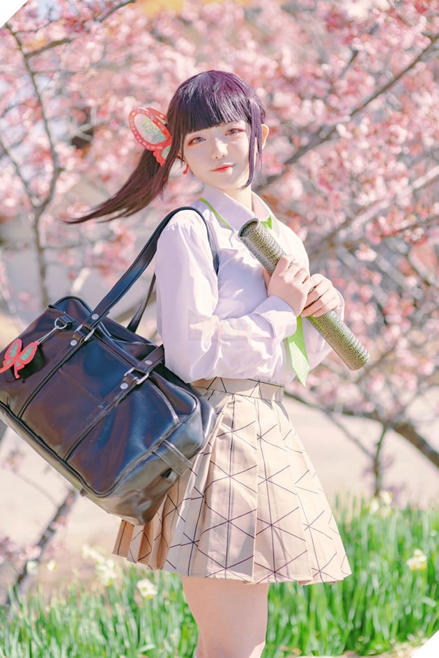 Sung so voi loat anh cosplay cosplay kanao kimetsu no yaiba