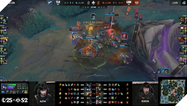  Karsa đã đặt dấu ấn với pha gank chính xác lên đường trên