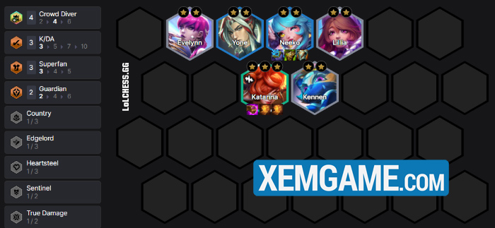 ĐTCL Tái Hiện mùa 10: Tiểu Lý Phi Đao cùng Katarina Cuồng Nhiệt chưa bao giờ hết hot katarina reroll tai hien dtcl mua 10 2