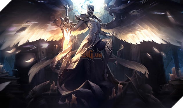 Streamer Lien Minh Huyen Thoai Drututt duoc Riot Games trao tang trang phuc Silver Kayle danh gia 2 Trang phục Kayle Bạc được tặng trong phiên bản vật lý của trò chơi khi Riot phát hành LMHT vào năm 2009.