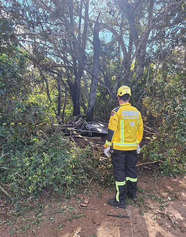 Ba người ôm nhau chết trong vụ khinh khí cầu bốc cháy ở Brazil- Ảnh 2.