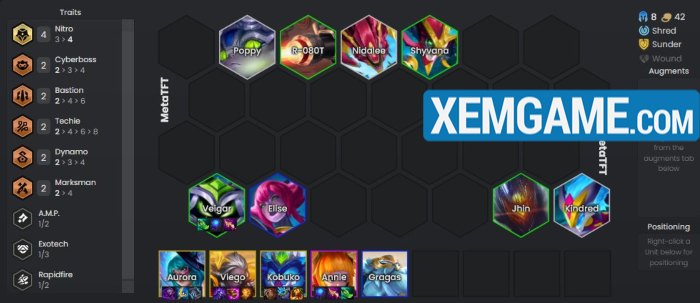 ĐTCL Mùa 14: Giới thiệu đội hình Annie Chiến Đội, sự kết hợp mới ở “tier S” khung chien doi annie