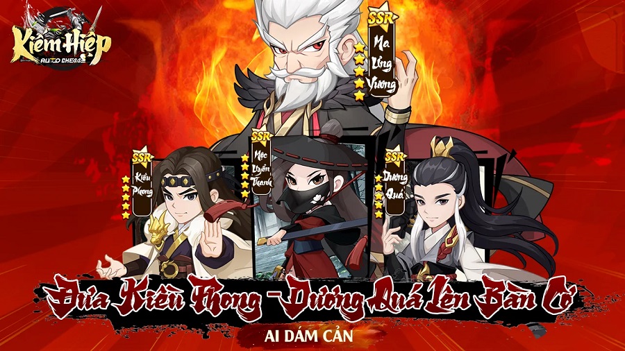 kiemhiepautochess-1 Kiếm Hiệp Auto Chess – Game cờ nhân phẩm Võ Lâm đầu tiên tại Việt Nam kiemhiepautochess 1