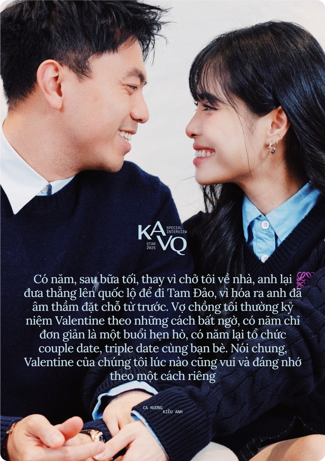 Ca nương Kiều Anh: “Anh Quỳnh thích làm bất ngờ vào Valentine, lúc thì khóa trái phòng ngủ, lúc lại không cho về nhà mà chạy thẳng lên quốc lộ… Ca nương Kiều Anh: “Anh Quỳnh thích làm bất ngờ vào Valentine, lúc thì khóa trái phòng ngủ, lúc lại không cho về nhà mà chạy thẳng lên quốc lộ…