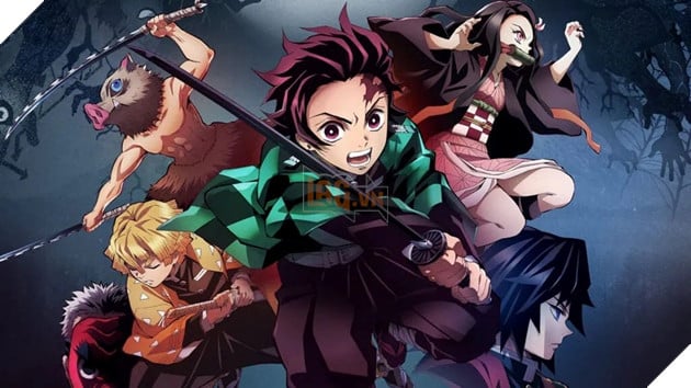 Demon Slayer: Kimetsu no Yaiba nổi bật với hoạt hình xuất sắc.