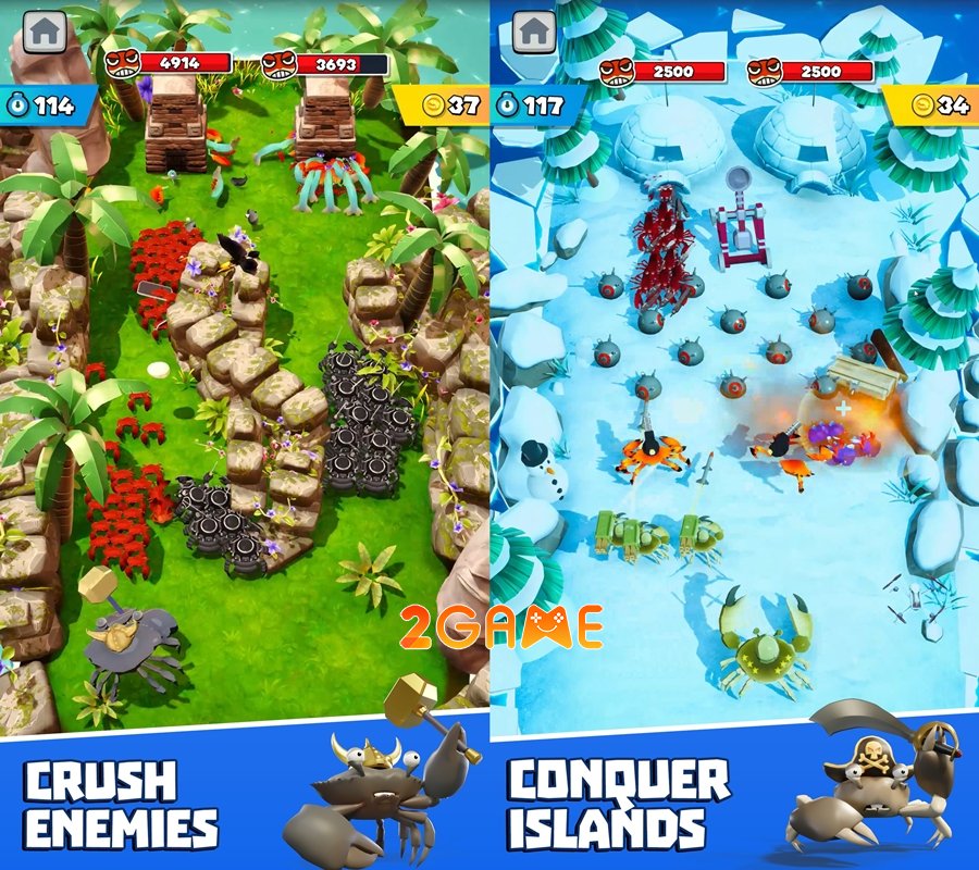 king-of-crabs-invasion-upcoming-2 King of Crabs – Invasion Mobile bỏ chế độ Battle Royale để chuyển sang lối chơi chiến thuật king of crabs invasion upcoming 2