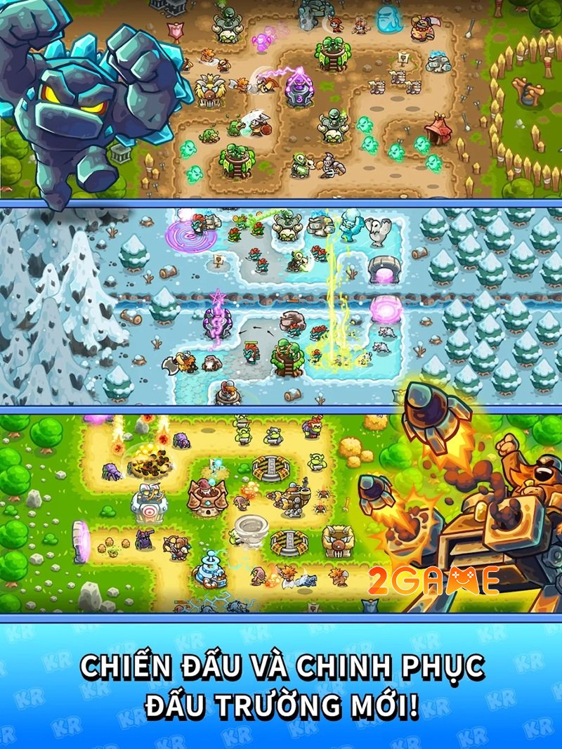 Kingdom Rush Battles – Đỉnh cao chiến thuật PvP trong thế giới thủ thành kingdomrushbattles 3