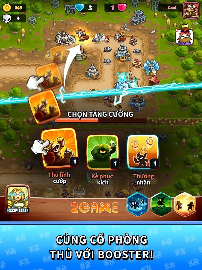 Kingdom Rush Battles – Đỉnh cao chiến thuật PvP trong thế giới thủ thành kingdomrushbattles 4