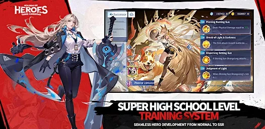 Academy of Heros: Tam Quốc học đường ra mắt trên Google Play Store kipqpig