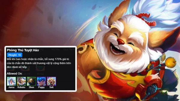 ĐTCL 15.3: Bốc hơi hàng đầu đối thủ cùng bài siêu dị “Kobuko Phòng Thủ Tuyệt Hảo” kobuko phong thu tuyet hao thumbjpg