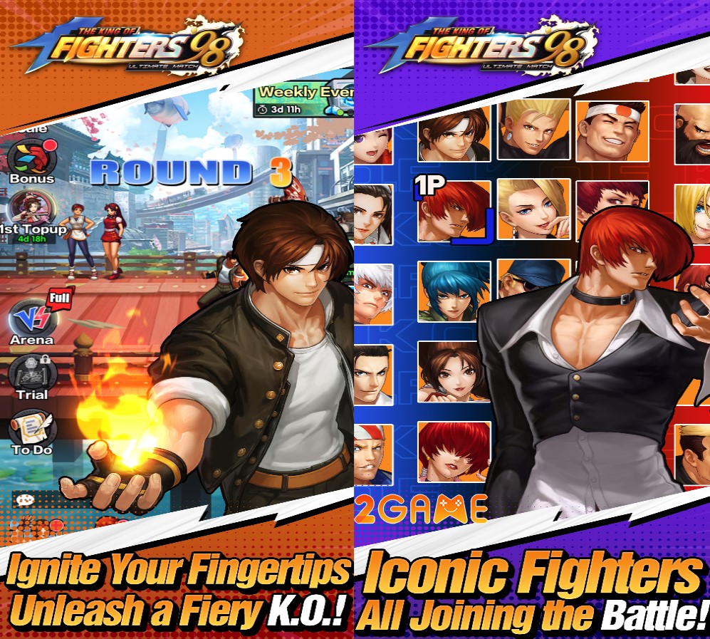 KOF98 Infinite Fighting – Game đấu tướng với chủ đề Quyền Vương cực hot kof98 infinite fighting 1