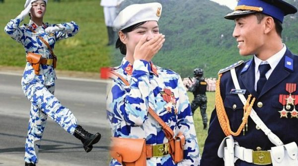 Trung úy Ngô Lâm Phương - "nữ thần diễu binh" gây sốt A80, chiếm trọn trái tim người xem lan phuong 1756002010 694 width740height495 auto cropjpg