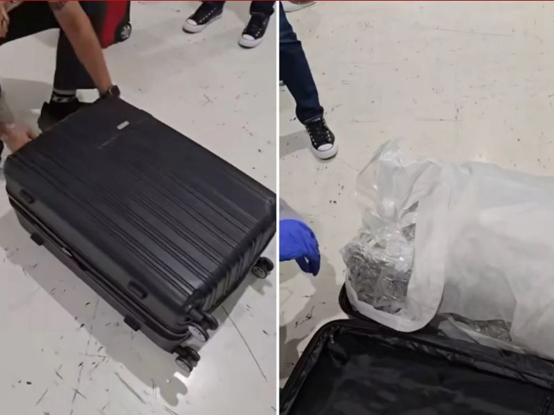 Lấy nhầm vali, cặp vợ chồng sốc nặng khi nhìn thấy thứ bên trong- Ảnh 1. Lấy nhầm vali, cặp vợ chồng sốc nặng khi nhìn thấy thứ bên trong- Ảnh 1.