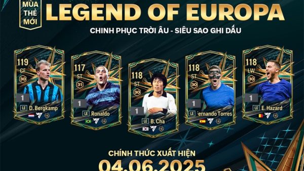 Legend Of Europa - Thẻ mùa giải quốc dân mới của FC Online le fo4jpg
