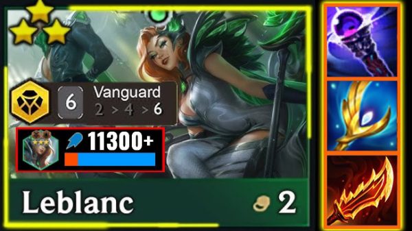 ĐTCL 14.6: Thử nghiệm bài dị Leblanc Tiên Phong reroll meta mới với Quyền Trượng và Cuồng Đao leblanc tien phong reroll thumbjpg