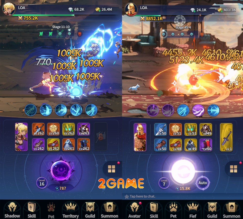 game nhập vai nhàn rỗi Legend Of Avatar