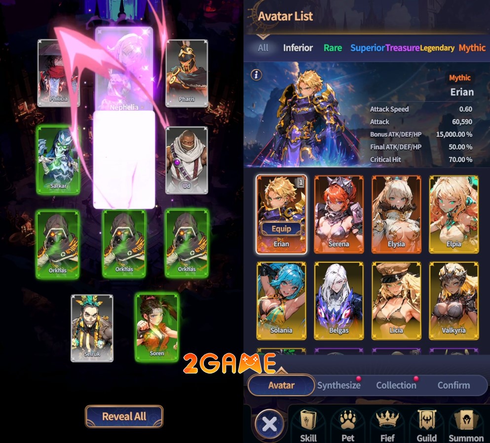 Trở thành người được các vị thần lựa chọn trong game Legend of Avatar legend of avatar 3