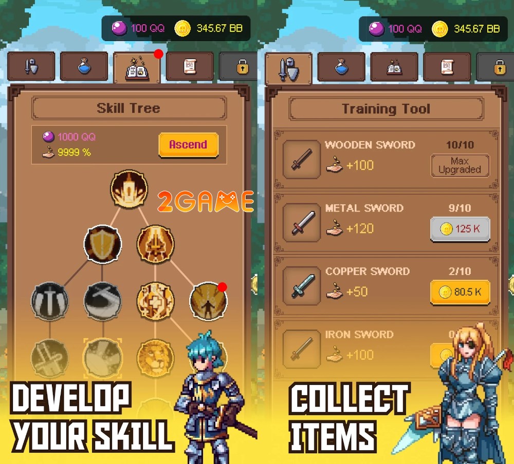 Legend of Slayer: Pixel RPG – Game nhập vai có lối chơi đi cảnh độc đáo legend of slayer pixel rpg 2