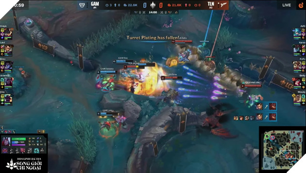 Levi xuất sắc cướp rồng lửa, giúp GAM Esports tạo lợi thế đầu game