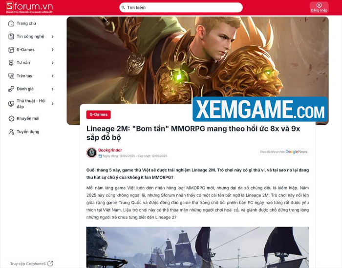 Cộng đồng háo hức đón chờ ngày ra mắt Lineage2M lineage 2m 7