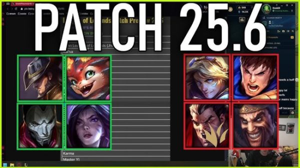 Toàn cảnh cập nhật LMHT 25.6: Nerf Darius Đi Rừng, Smolder, Jhin cực khỏe bản mới lmht 25 6jpg