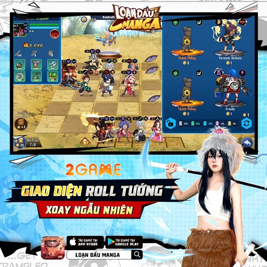 Loạn Đấu Manga VTC game cờ nhân phẩm đa vũ trụ manga