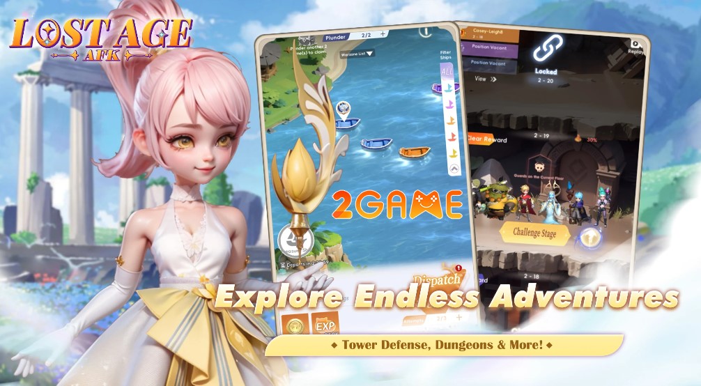 game đấu tướng chiến thuật nhàn rỗi Lost Age: AFK