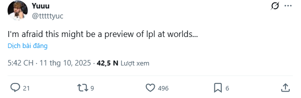 Fan LPL bùng nổ lo sợ sau khi