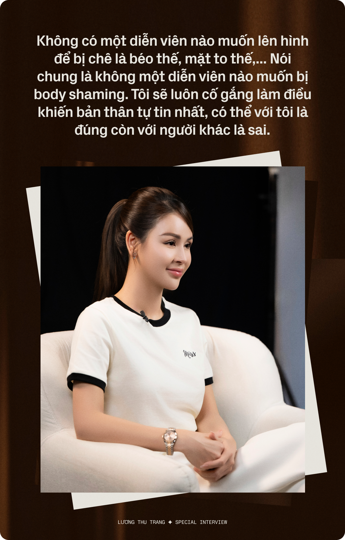 Lương Thu Trang: Cứ nghe lời khán giả chê rồi đi cắt mắt, gọt cằm là dở rồi, mình vẫn phải là mình- Ảnh 8.