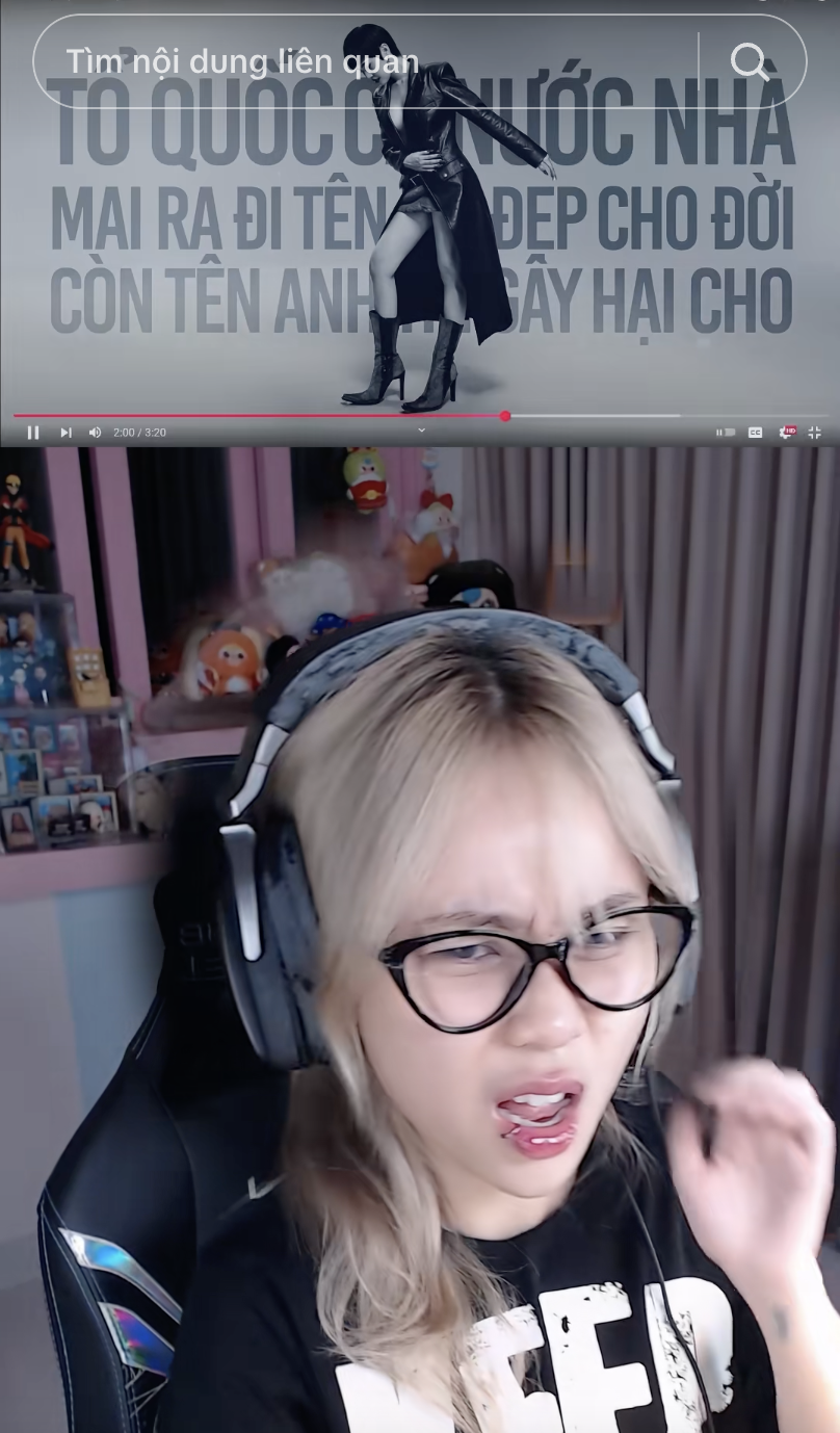 Misthy phấn khích trước ca từ của Sự nghiệp chướng.