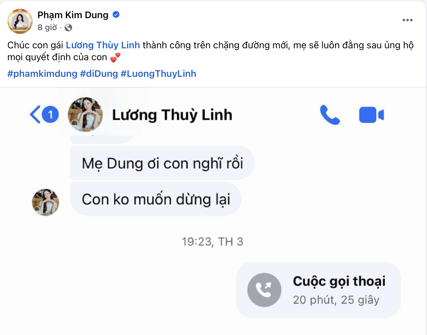 Hoa hậu Lương Thuỳ Linh xin lỗi Hương Giang- Ảnh 5.