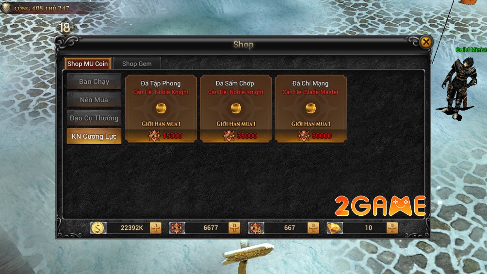 manhhoa-mu-luc-dia-vng-3 Kỹ năng là yếu tố cực kỳ quan trọng trong game MU Lục Địa VNG