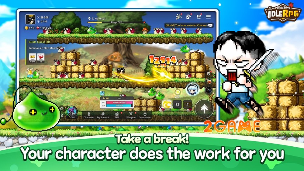 MapleStory: Idle RPG – Thế giới MapleStory huyền thoại tái sinh trong diện mạo mới maplestory idle rpg 1