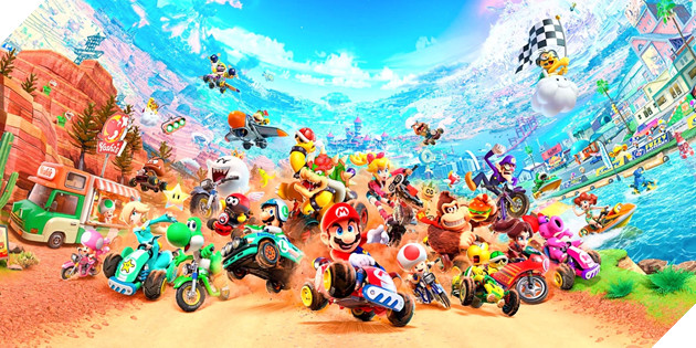 Mario Kart World Von Di Duoc Lam Cho He May Nintendo Switch Dau Tien mario kart world