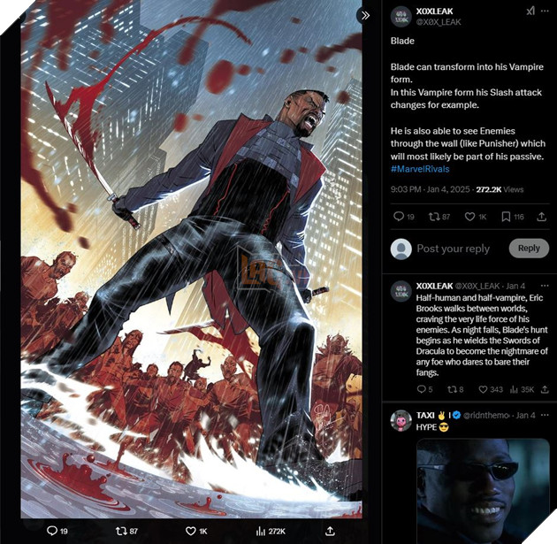 Marvel Rivals Ro Ri Ve Kha Nang Bien Hinh Thanh Ma Ca Rong Cua Blade 3 Marvel Rivals Rò Rỉ Về Khả Năng Biến Hình Thành Ma Cà Rồng Của Blade 3