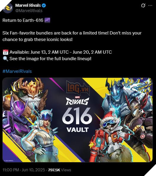 Marvel Rivals Cong Bo Mo Ban Skin Hiem Tro Lai Trong Thoi Gian Gioi Han 2 Marvel Rivals Công Bố Mở Bán Skin Hiếm Trở Lại Trong Thời Gian Giới Hạn 2