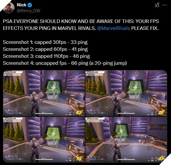 Marvel Rivals Bat Ngo Mac Loi Lon Khien Nguoi Choi Co FPS Cao Hon Dong Doi Bi Trung Phat 2 Marvel Rivals