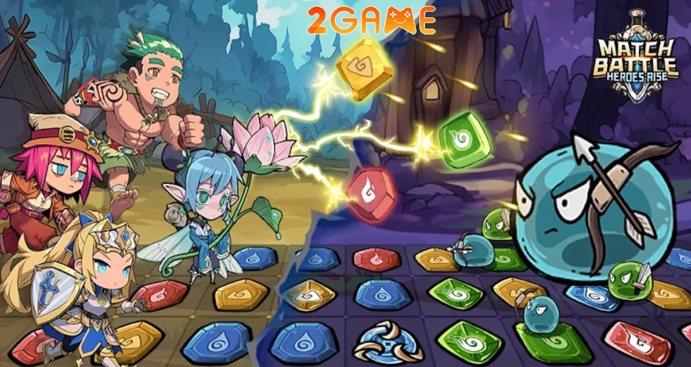 match-battle-heroes-rise-1 Match Battle: Heroes Rise – Đại chiến match-3 trong thế giới giả tưởng match battle heroes rise 1