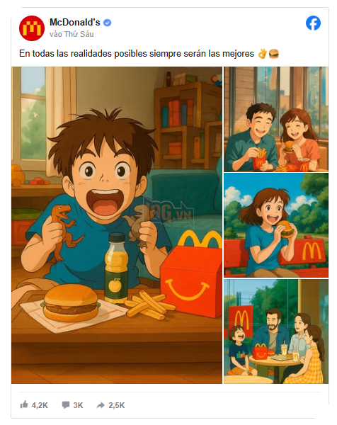 McDonald's Mexico Gây Tranh Cãi Với Quảng Cáo Sử Dụng AI Lấy Cảm Hứng Từ Phong Cách Studio Ghibli 2