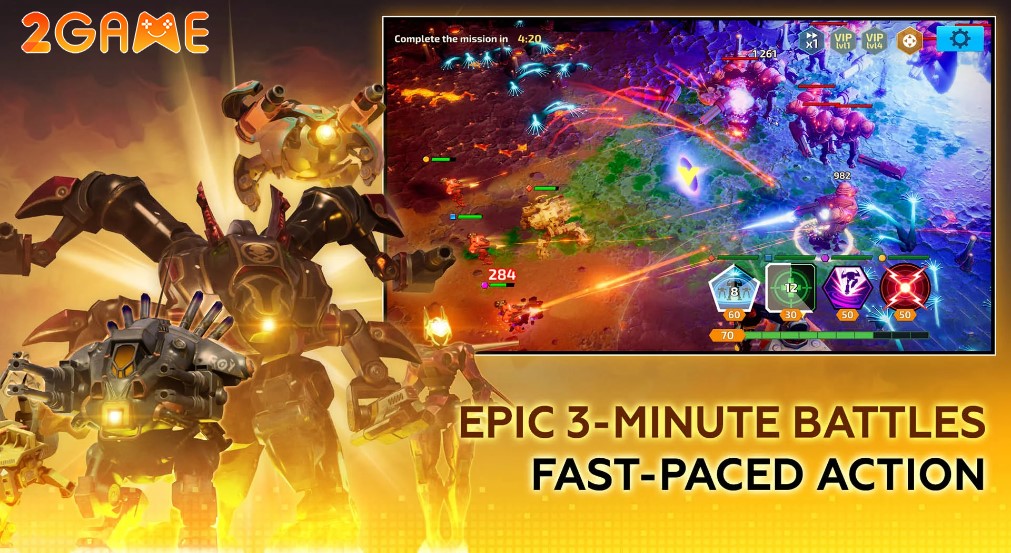 Đại chiến với người ngoài hành tinh trong game Mech vs Aliens: War Robots RPG mech vs aliens war robots rpg 5