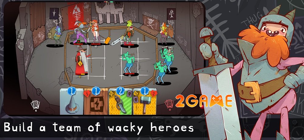 Meteorfall: Rustbowl Rumble – Game đấu bài kỳ quặc lấy bối cảnh vũ trụ Meteorfall meteorfallrustbowlrumble 1